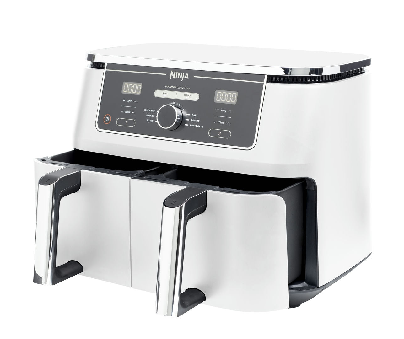 Ninja AF400EUWH Foodi MAX Dual Zone horkovzdušná fritéza 9,5L - Bílá