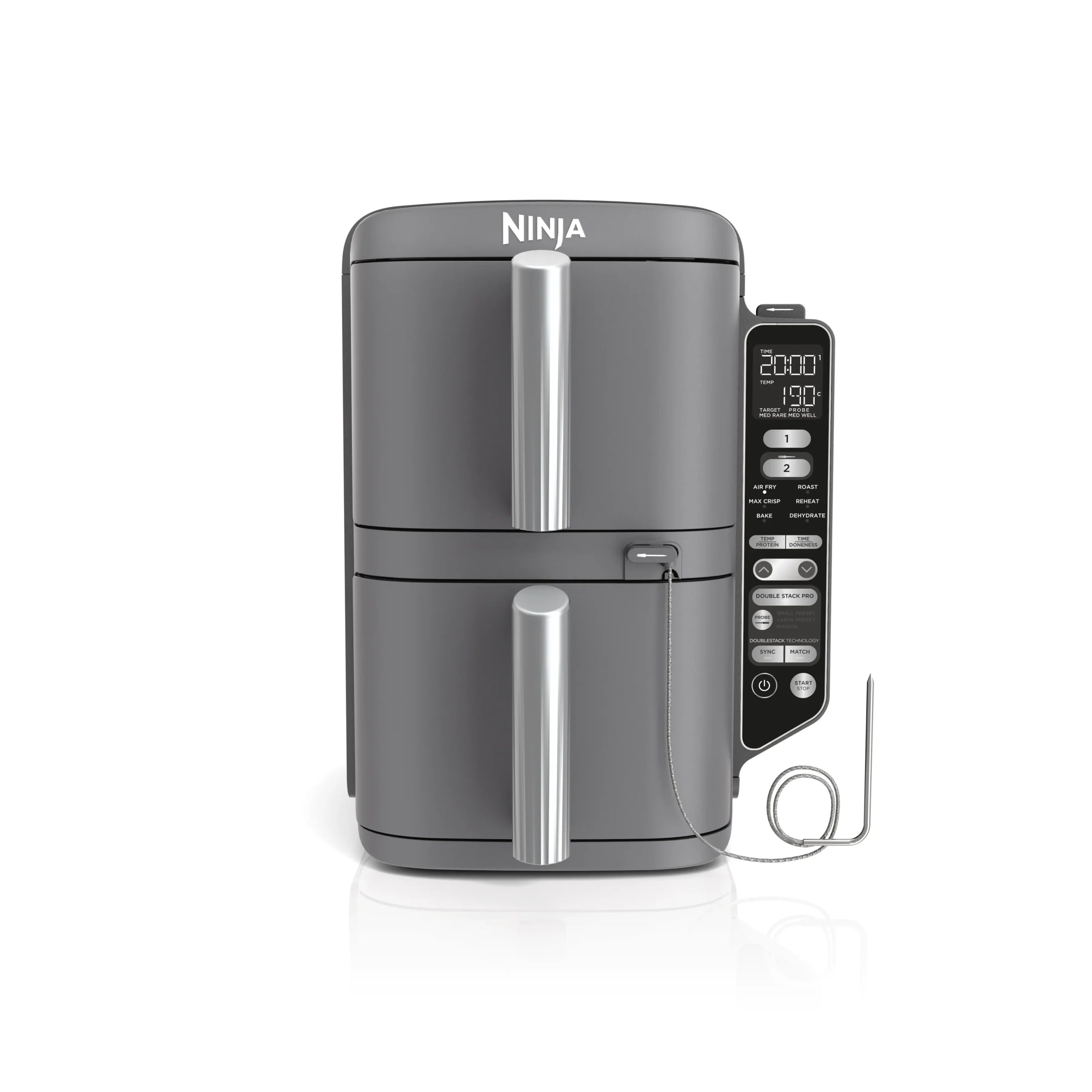 Ninja SL451EU Double Stack horkovzdušná fritéza 9,5L - S teploměrem