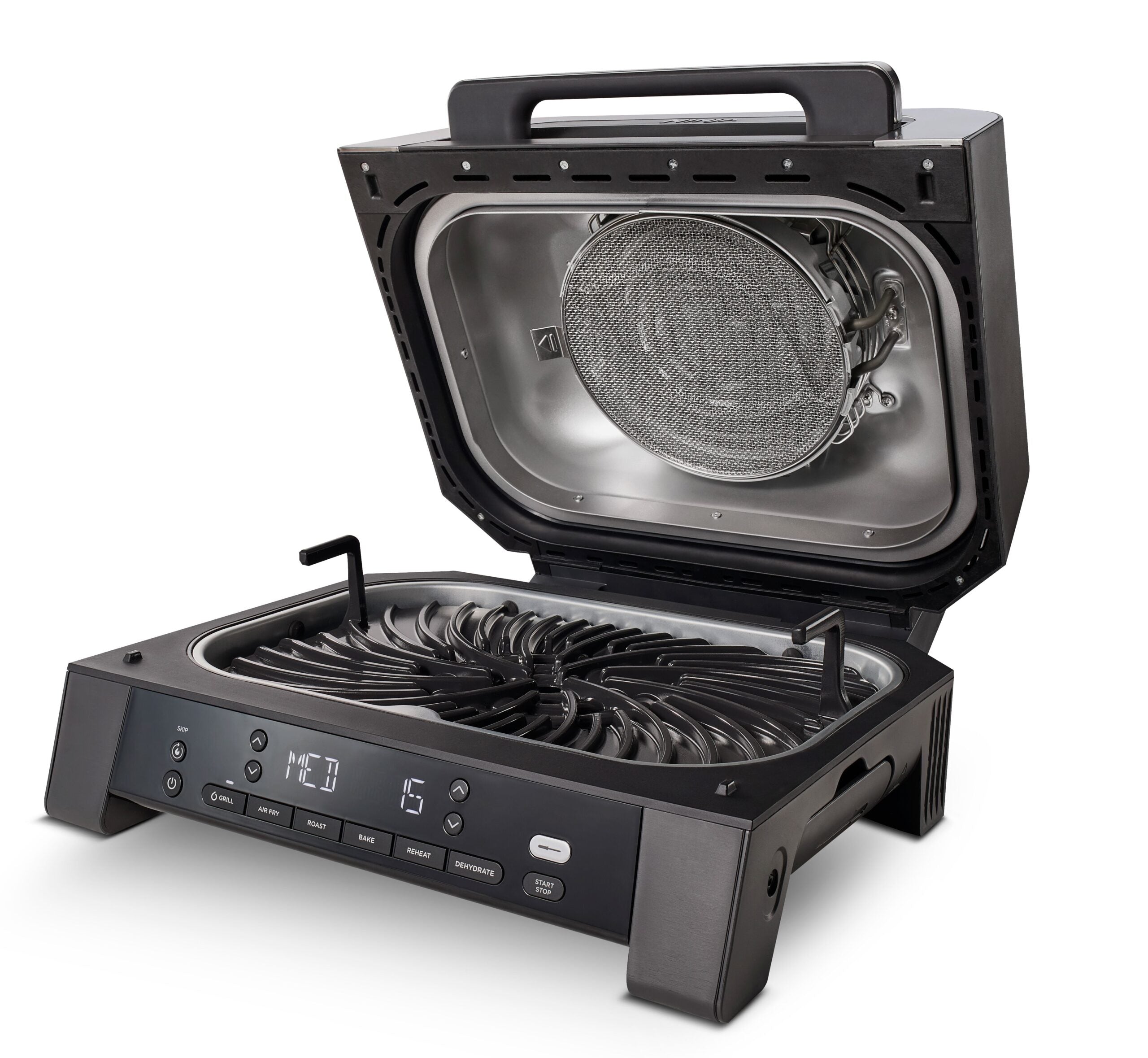 Ninja DG551EU Foodi Smart XL 6v1 Vnitřní gril a horkovzdušná fritéza s integrovaným teploměrem