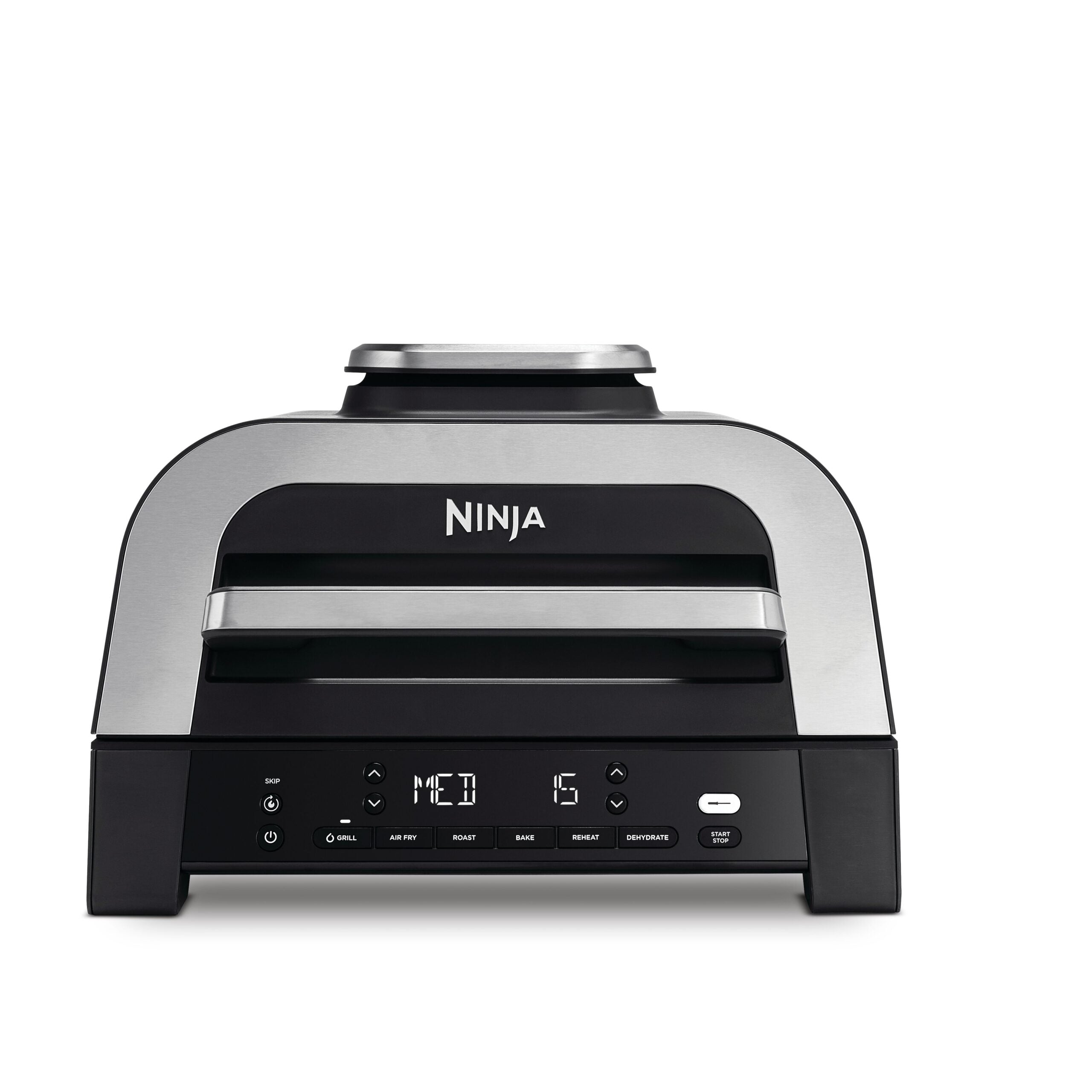 Ninja DG551EU Foodi Smart XL 6v1 Vnitřní gril a horkovzdušná fritéza s integrovaným teploměrem